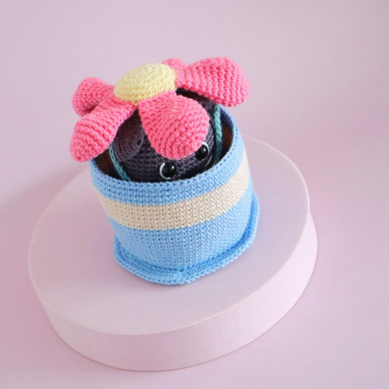 Pot Pet Kitty - Amigurumi
2