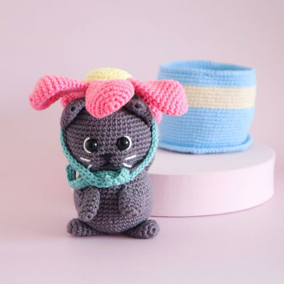 Pot Pet Kitty - Amigurumi
7