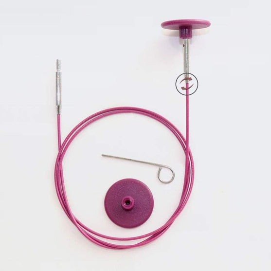 Swivel Cable - Purple - KnitPro
1