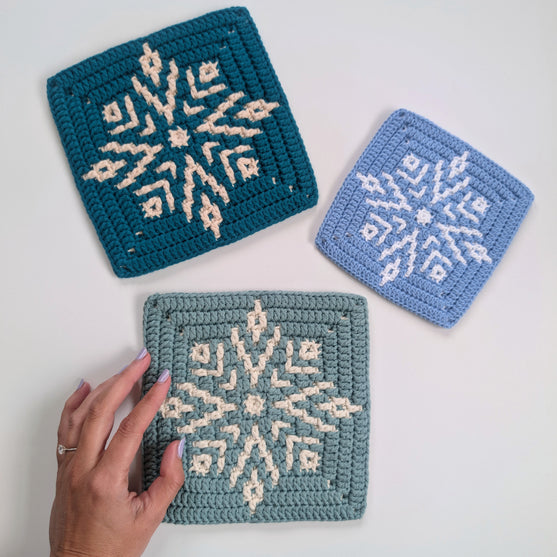 Ice Blossom - Mosaic Square
3