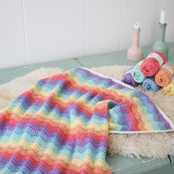 Couverture plaid bébé Rainbow
2