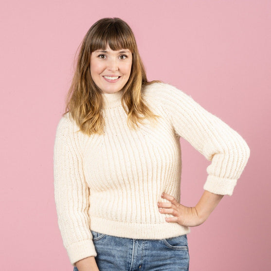 Skyler - Sweater in fisherman’s rib
1