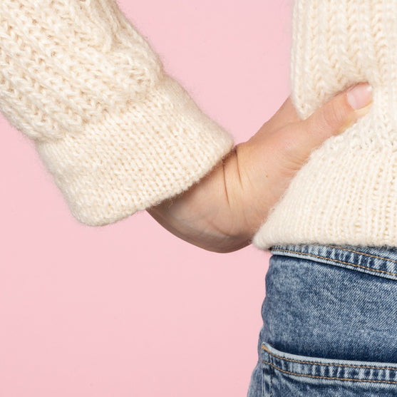 Skyler - Sweater in fisherman’s rib
4