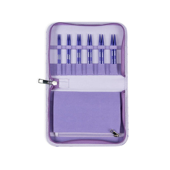 Set d'aiguilles circulaires courtes interchangeables Stellar Essential - Amethyst - Hobbii
10