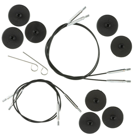 Set d'aiguilles circulaires courtes interchangeables Stellar Essential - Amethyst - Hobbii
8