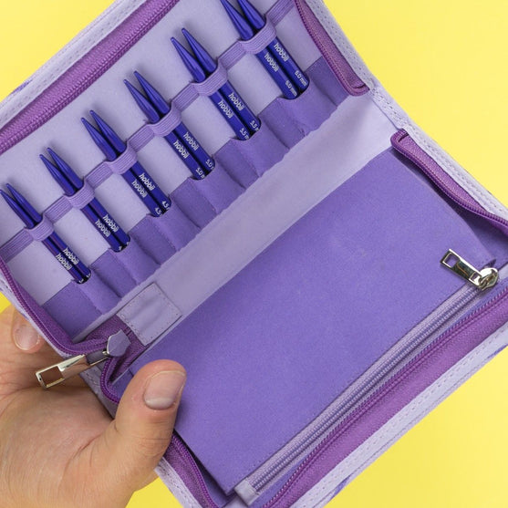 Set d'aiguilles circulaires courtes interchangeables Stellar Essential - Amethyst - Hobbii
2