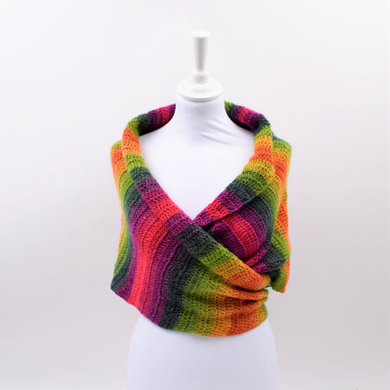 Tip-To-Tip Shawl - Carnival
5