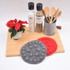Christmas Trivet with flower motif
1