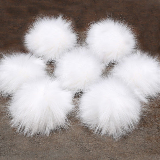 Pom Pom - White - Go Handmade
3