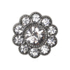 

Bling Buttons - Large Stones - Silver - 4 pcs. - Go Handmade
2