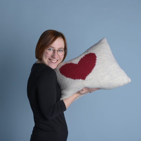 Heart pillow