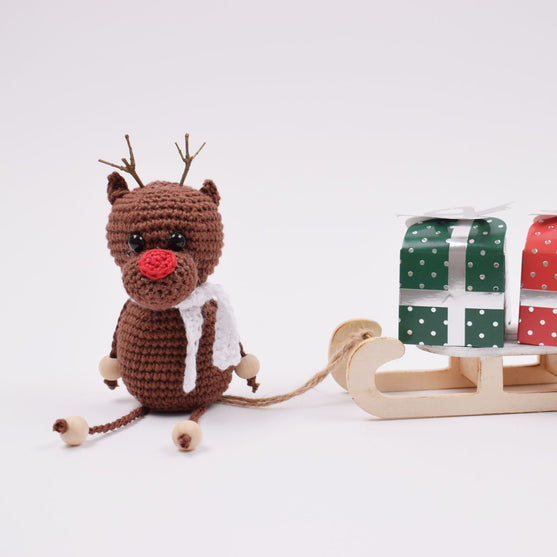 

Crocheted Rudolph
1