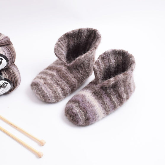 

Felted Slippers - Knit
2