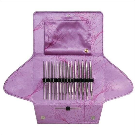 

Click Lace - Ensemble d’aiguilles circulaires interchangeables - Longues - addi
1