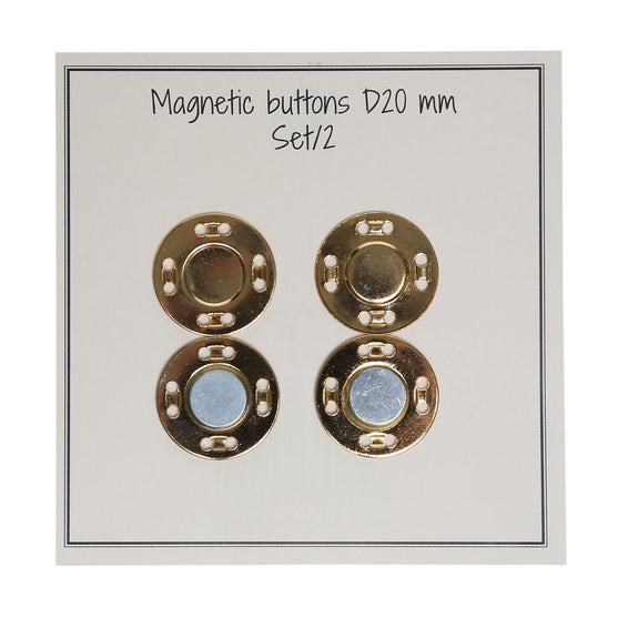 

Boutons magnétiques - 20 mm - Go Handmade
1