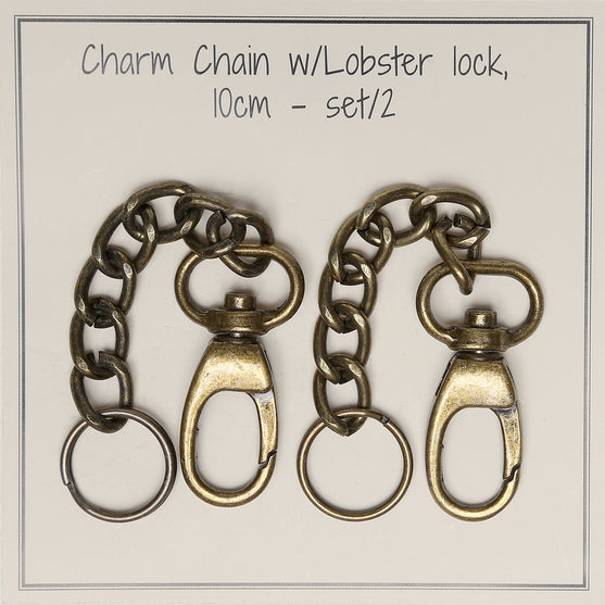 

Charm Chain With Lobster Lock - 10 cm - Go Handmade
1