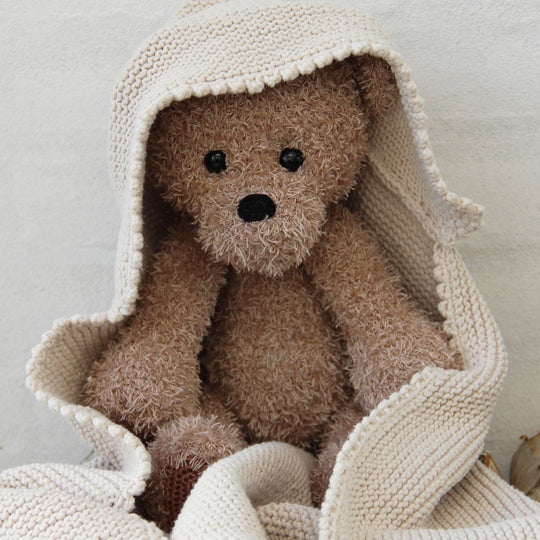 Teddy og tæppe