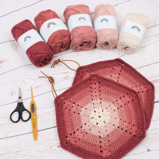 Retro pot holders - Mix