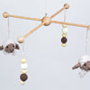 

Chanel sur doudou et rond en bois
7