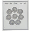 

Boutons Glitter - Argent - Plusieurs Tailles - Go Handmade
1