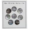 

Buttons - Mother-of-pearl - Black - Go Handmade
1