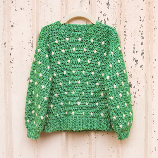 Cotton Candy Dot - Children’s Sweater