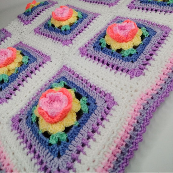 

Rainbow Rose - Blanket
4