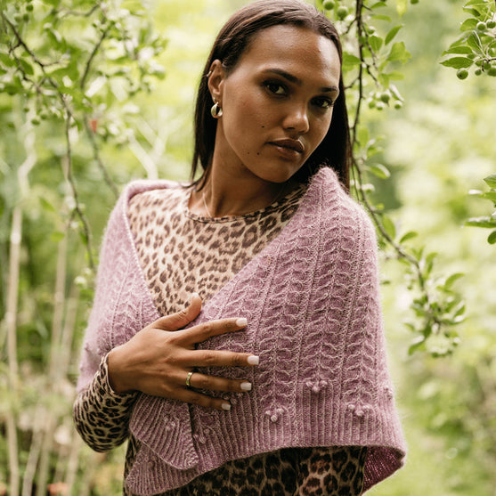 

Muse Shawl - Textured Triangular Wrap
1