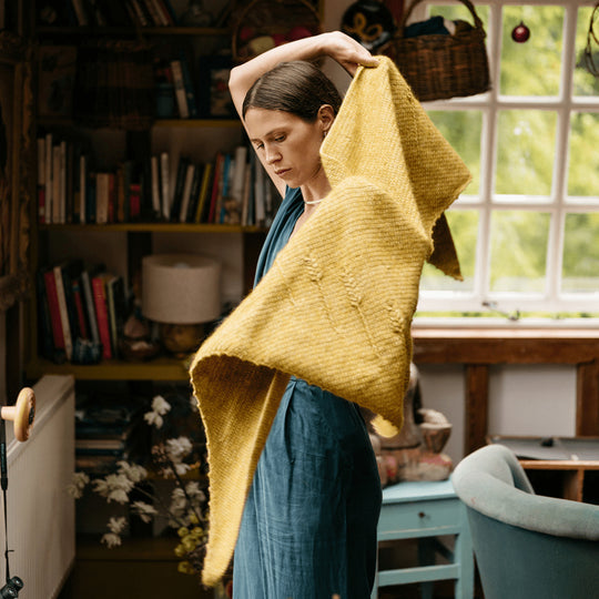 Heart of Gold - Textured Triangular Wrap