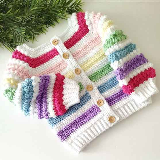 

Spring Berry - Children’s Cardigan
5