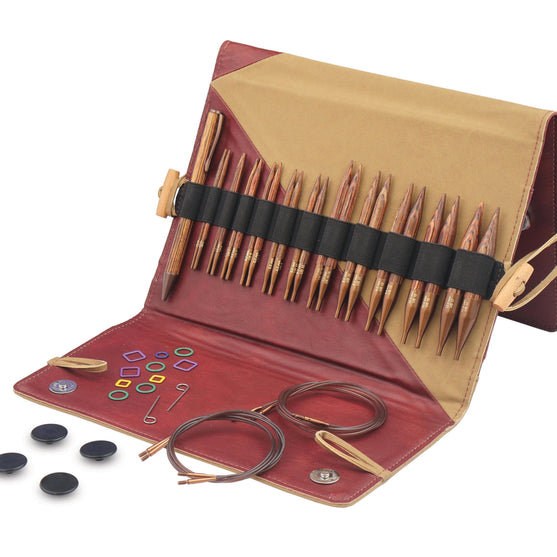 

Ginger Regal - Ensemble d’aiguilles à tricoter circulaires interchangeables courtes - Bouleau - KnitPro
1