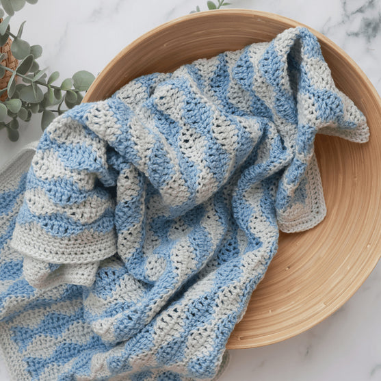 

Little Waves - Baby Blanket
9