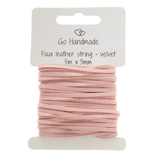 Faux Leather String - Go Handmade