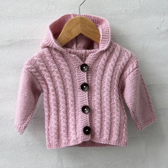 

Gilet à torsades avec capuche - Baby
1