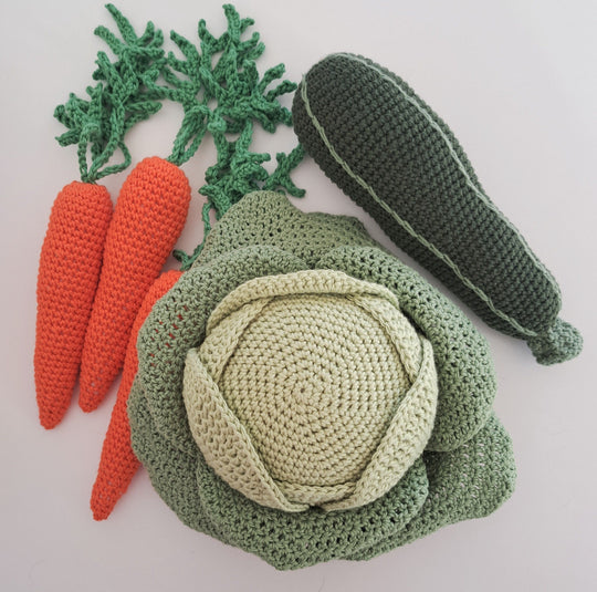 Légumes - Chou, carottes et courgette