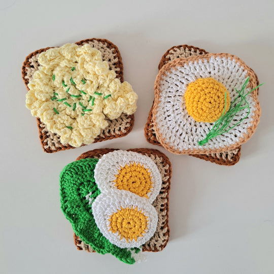Eggs on Toast - 3 ways