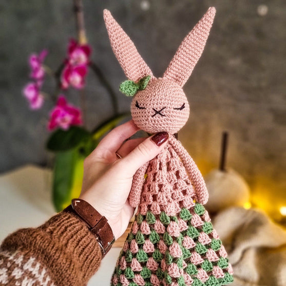 

Baby Bunny Blanket - Baby Comforter
1