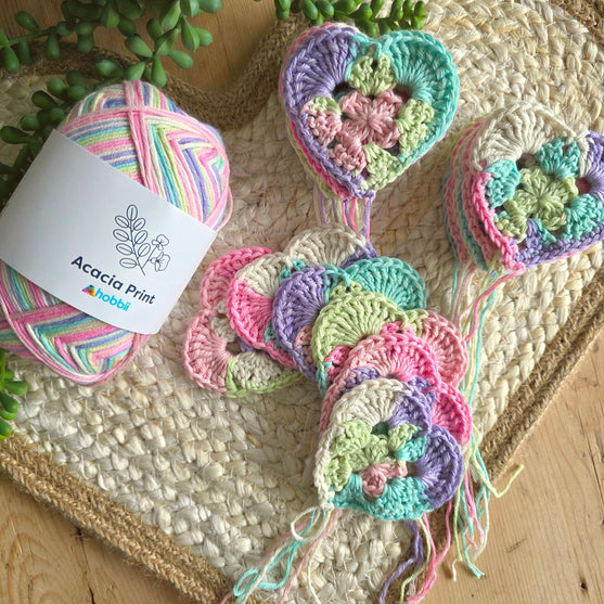 

Blossom Hearts - Baby Blanket
2