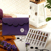 

Jeu d'aiguilles circulaires interchangeables Symfonie Deluxe - KnitPro
4