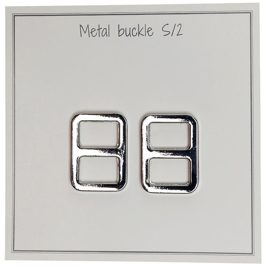 Metal Buckle 25 x 19 mm (0.98 x 0.75 in) - several colors - Go Handmade