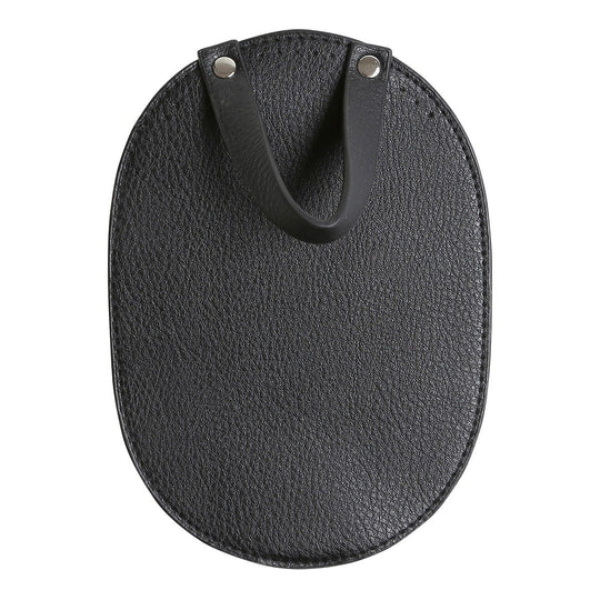 Bag Flap for Metal Lock - Black/Silver - Go Handmade