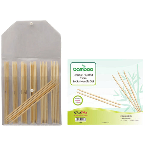 

Bamboo DPN Set - KnitPro
1
