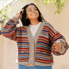 

Ottolie - Gilet Chevron avec Poches
1