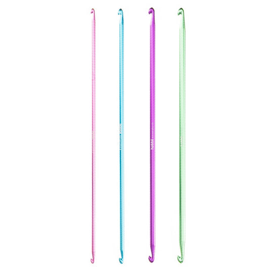 Alu Double Ended Tunisian Crochet Hook Set - 28 cm - Hobbii