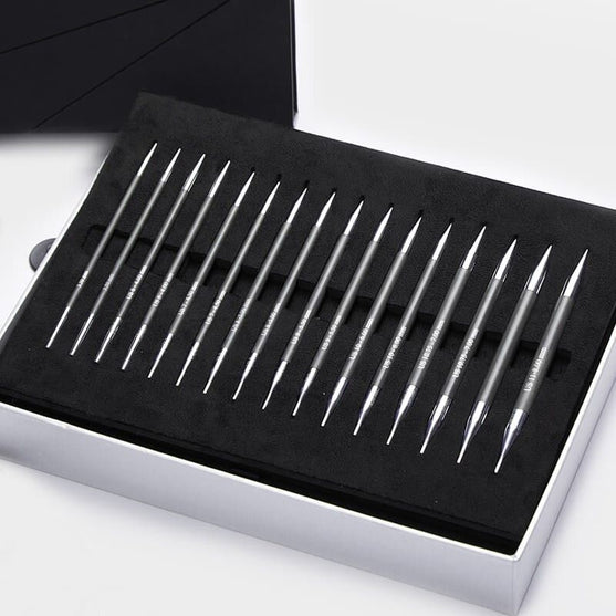 

Set d'aiguilles circulaires interchangeables Karbonz - KnitPro
2