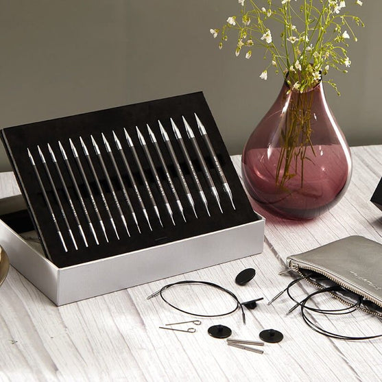 

Set d'aiguilles circulaires interchangeables Karbonz - KnitPro
4