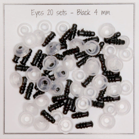 Safety Eyes - 4 mm (0.16 in) - Go Handmade