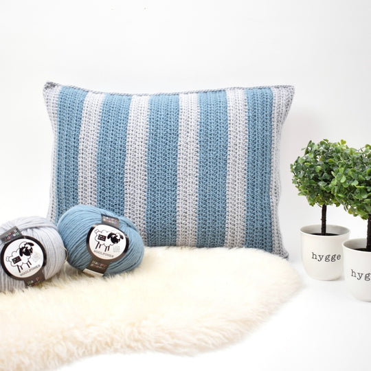 Power Stripes Pillow - Across