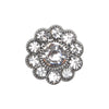 

Bling Buttons - Large Stones - Silver - 4 pcs. - Go Handmade
9