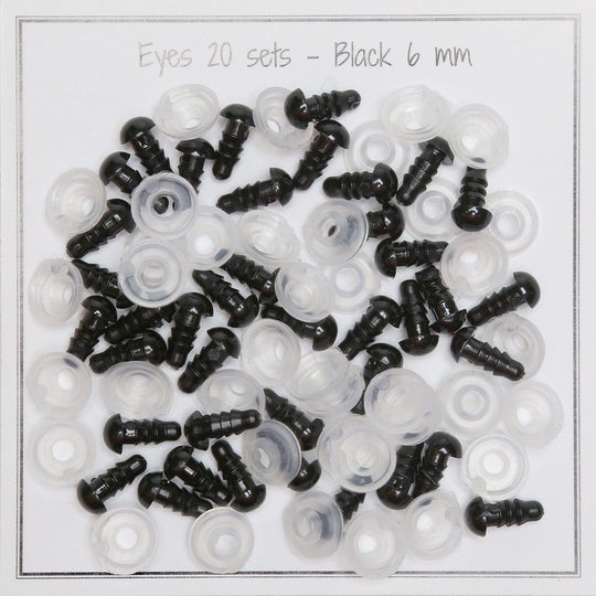 Yeux de sécurité - 6 mm - Go Handmade